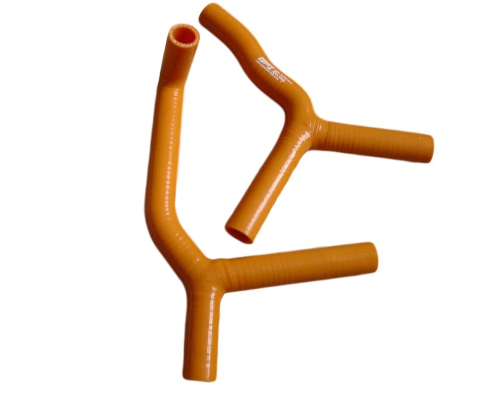 Manguera de radiador de silicona naranja para KTM 85SX 2004 2005 2006 2007 2008 2003-2012 Foto 3 de 4