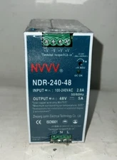 MEAN WELL AC-DC Single Output Industrial DIN Rail Power Supply (NDR-240-48)