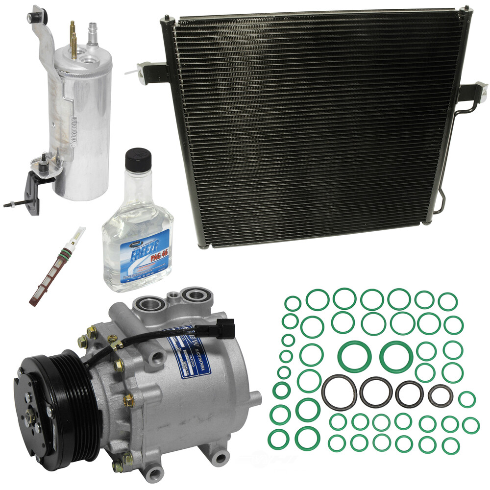 A/C Compressor Kit-Compressor-condenser Replacement Kit UAC KT 3931A ...
