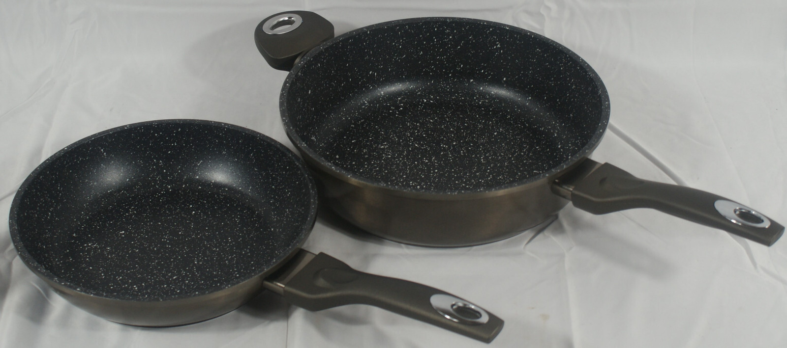 DMS 15 Tlg Kochgeschirr Induktion Topf Topfset & Deckel Marbel  