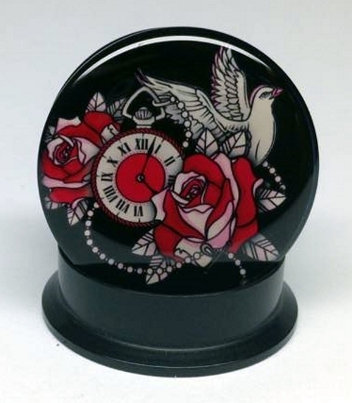 1 Pair Glow In Dark Punk Acrylic Flared Flesh Tunnel O-ring Ear Plug - Foto 5