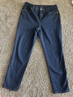 WOMENS CHICOS SO SLIMMING GIRLFRIEND SLIM LEG ANKLE DARK SKINNY CAPRIS SIZE 8R — photo 1
