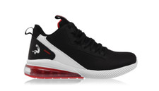 SHAQ Analog Basketball Trainers Black/Red Juniors Size UK C10 *REFSSS756