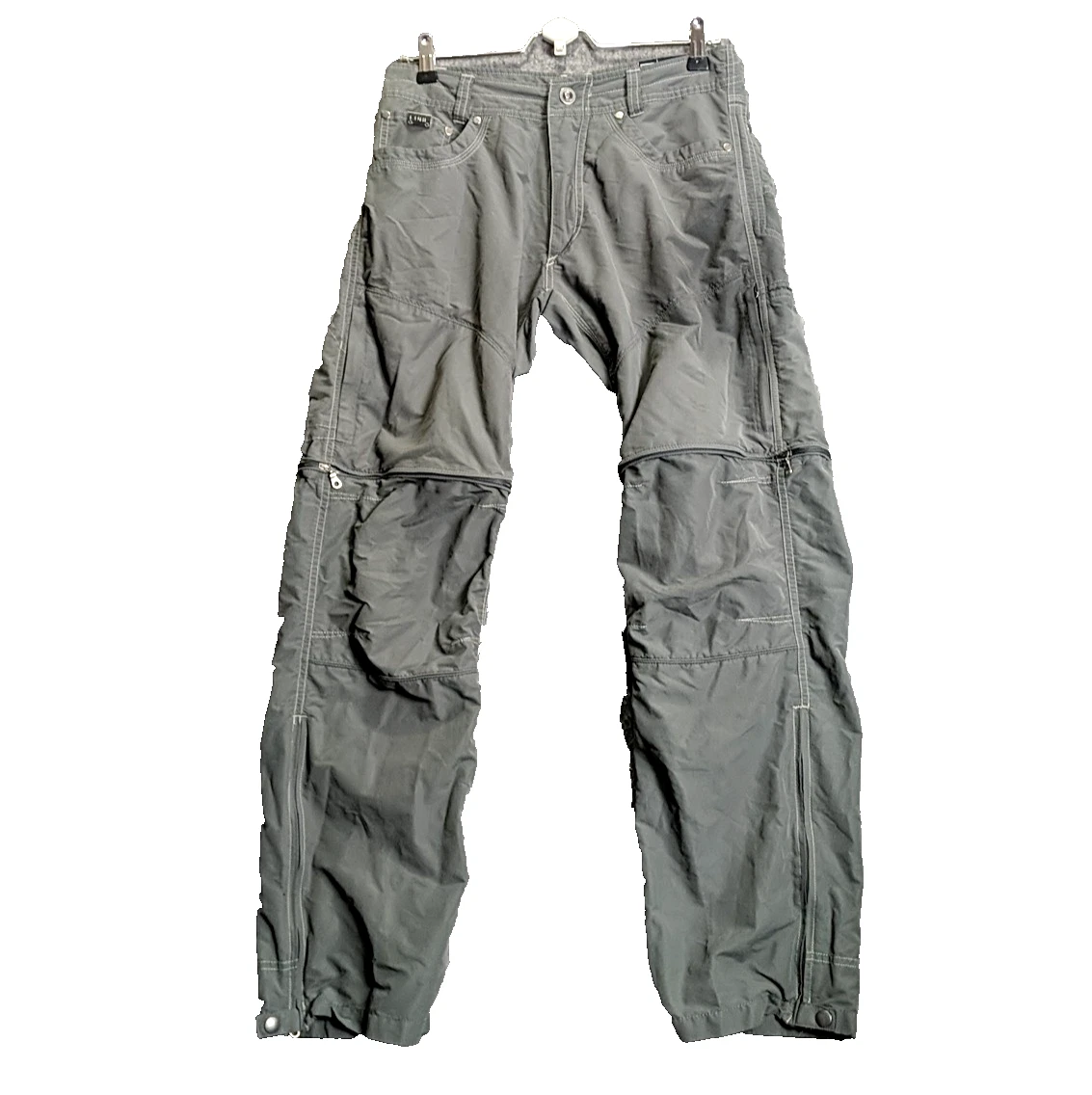 KUHL Pants Mens 30 X 32 Green Stealth Liberator Convertible Cargo Nylon Stretch