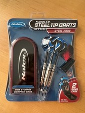 Halex: Fusion 2.0 Steel Tip Steel Core Darts New Set in Blister W/ 2-Sided Case
