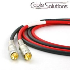 Canare Low-Microphonic Stereo Interconnect Cables 0.8m