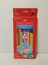 Faber-Castell 12 Grip Watercolor Ecopencils Brand New Free Shipping