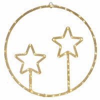 Premier LED Deko Weihnachts Lichterkette Stern Motiv 41Cm Warm White Batterie