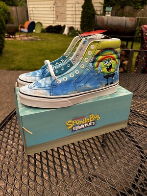High Top VANS Sk8-Hi LX OG Spongebob 2018 - VN0003T0Q7Y Men's Size
