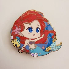 Disney Fantasy Pin Mintyxpins Kawaii Pals Chibi Ariel LE 50