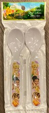 Disney Tinkerbell Farories  Spoons Set Easy Grip BPA Free by Zak! 3+