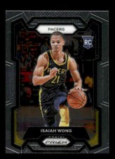 2023-24 Panini Prizm #154 Isaiah Wong Rookie Indiana Pacers