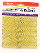 ANNIE 11/16" WIRE MESH HAIR ROLLERS - 12 PCS. 1022 