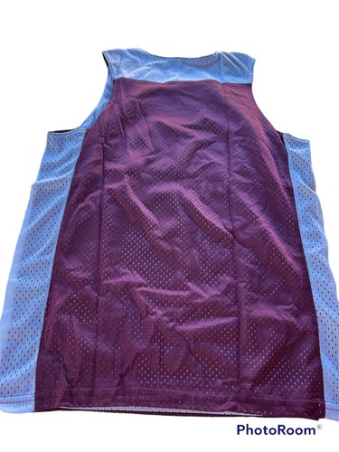 Nike Basketball Boys Mesh Reversible Maroon and White Basketball Jersey Size M - Picture 2 of 5