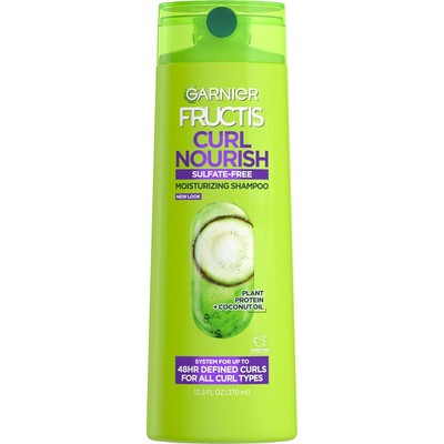 Garnier Fructis Curl Nourish Sulfate Free Shampoo 12.5 Fl Oz