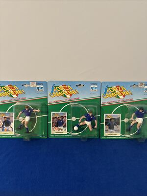 1983 Kenner FORZA CAMPIONI Soccer NICOLA BERTI~ROBERTO MANCINI~FERNANDO DENAPOLI