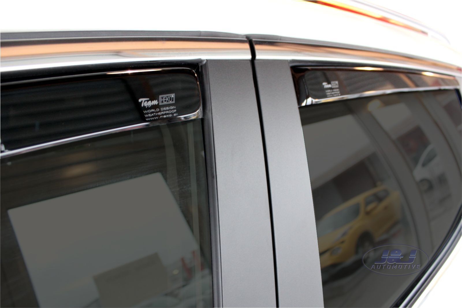 Wind deflectors for Nissan JUKE 20102018 4pc set HEKO TINTED HEKO