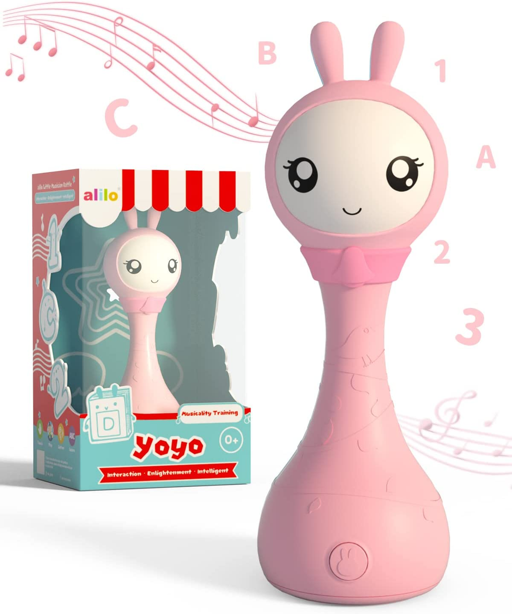 Alilo Smart Rattle Yoyo Bunny Interactive Musical Development