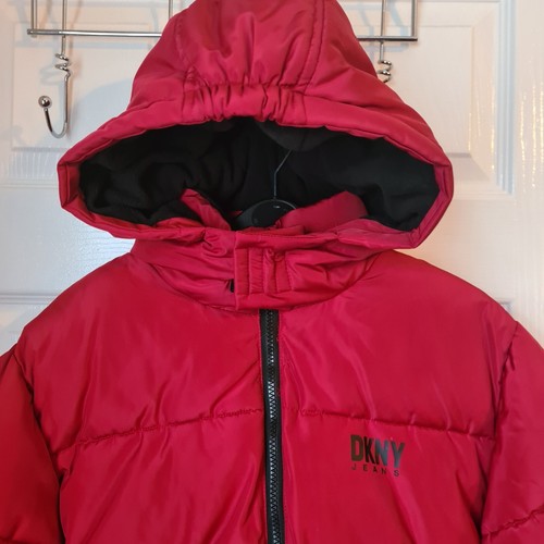 DKNY Boys Puffer Jacket - Red - Size L (14-16 Yrs) - Picture 5 of 22
