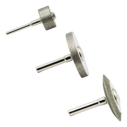 10 Stück Schleifbohrer-Set | 6,35 Mm Sechskantschaft | Für Holz, Metall & Kunststoff