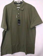 Jos. A Bank Men's Green Moisture Wicking Short Sleeve Tailored Fit Polo Shirt...