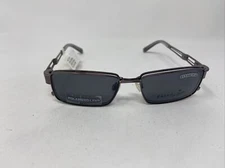 EASYTWIST M CT210 20 51/16/135 GRAY EYEGLASSES FRAME W/ POLARIZED SUNCLIP :L87