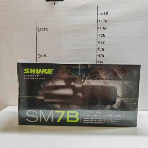 Shure SM7B Kardioidalny dynamiczny mikrofon wokalny Przewodowy mikrofon dynamiczny Nowy zapieczętowany - Zdjęcie 1 z 9