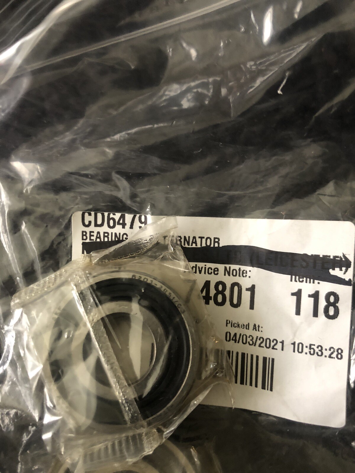 Rolls-Royce Bentley SZ 1987-91 Delco Alternator Bearing CD6479 NEW OEM NOS