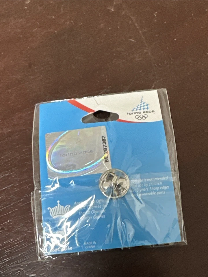 2006 Torino Olympic pin Skeleton snowflake - Image 4 of 4