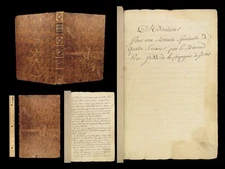 1750 RARE Handwritten Manuscript by JESUIT Claude Judde Rouen France Meditations