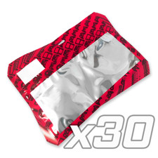 SMALL 9" x 4.5"  RESEALABLE PLASTIC DISPLAY BAGS FOR GAMING CABLES & MORE