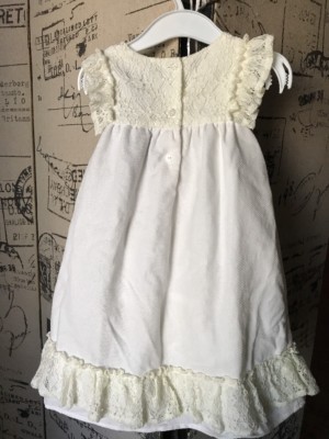 Cynthia Rowley Baby Girl 24 Mo Spring Lace Ruffle Dress Off White | eBay