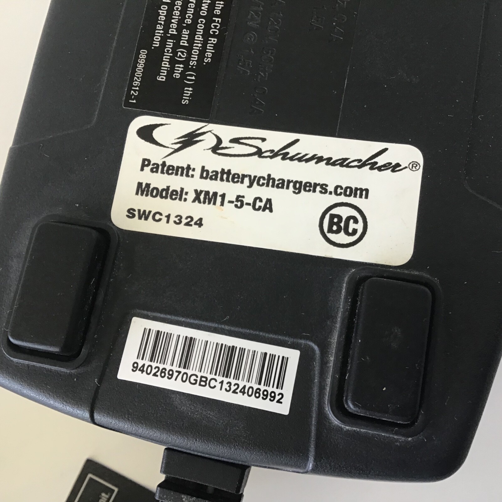 Schumacher 1.5A Battery Charger Maintainer XM15CA for Car Auto