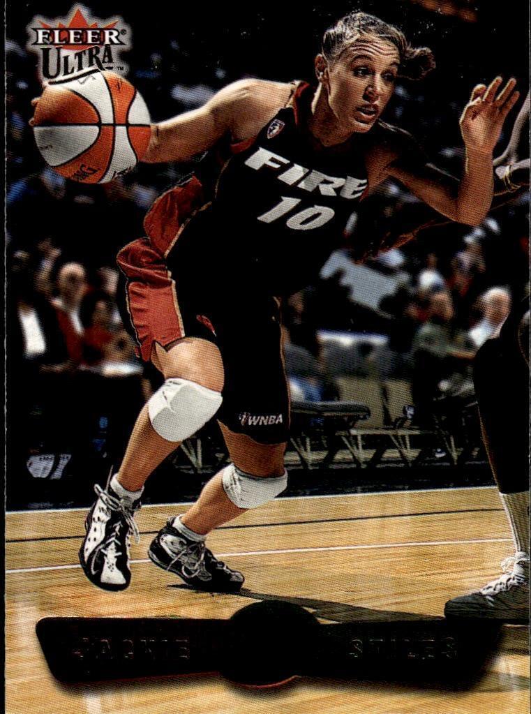 2002 Ultra WNBA #1 Jackie Stiles Portland Fire Southwest Missouri State
