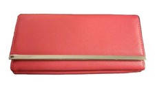 Pretty Pink Spender Tri-Fold Wallet Clutch Organizer Accordian Pockets