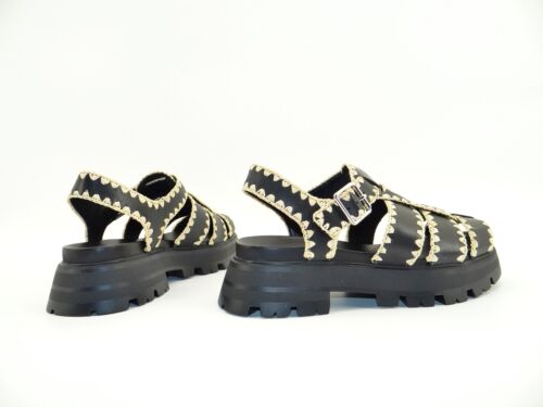Loeffler Randall TALIA Sandaletten Platform Plateau Riemen Sandalen Schwarz 39 - Bild 5 von 12