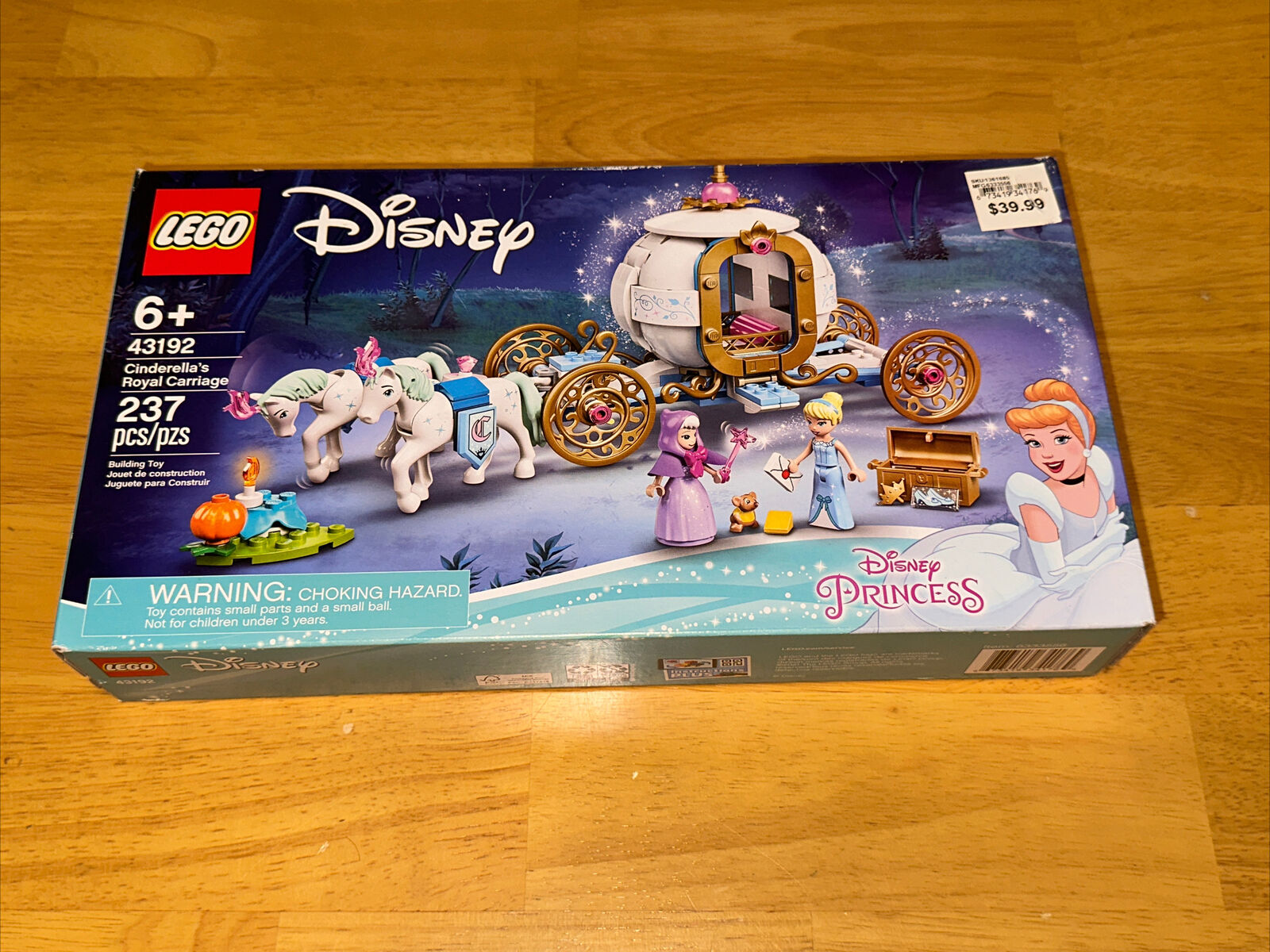 LEGO Disney Princess: Cinderella’s Royal Carriage (43192) NEW