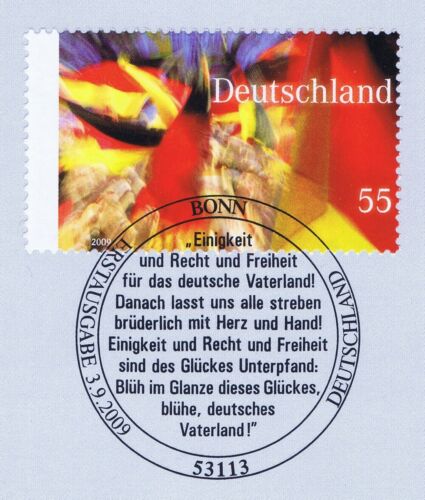 Frg 2009: 60 Years! No. 2760 With The Sauberem Bonner Special Postmark !1A! 153 - Afbeelding 1 van 1
