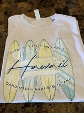 hawaiian T shirts Brand New Unisex Cotton Hawaii Theme Medium Free Ship From HI