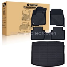 Alfombrillas de TPE para Honda CR-V CRV 2017-2022 maletero y revestimiento de carga 3D 4 piezas negras