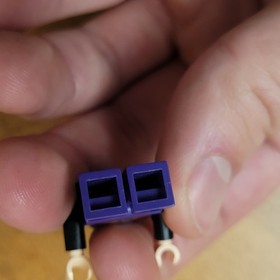 READ LEGO Batman vintag Minifigure The Penguin 7885 7783 Dark Purple Short Legs