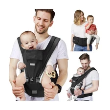 Baby Carrier Newborn to Toddler with Hip Seat, Soft 6-in-1 Ergonomi... Fast Ship