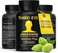 Haritaki Herbal Supplement 650mg 100 Vegan Capsules Plant Based Formula