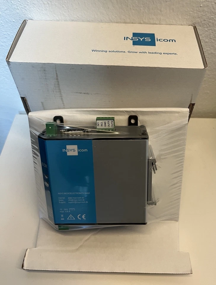 INSYS ECR-EW300 Industrieel LAN/WLAN Router – VPN, RS232/485, 2x LAN - Bild 2 von 4