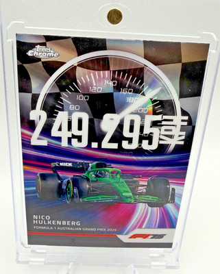 2025 Topps Chrome Formula 1 - Top Speed Nico Hulkenberg #TS-10
