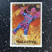 2024 SkyBox Marvel Masterpieces 92 Platinum Galactus #30 Leather