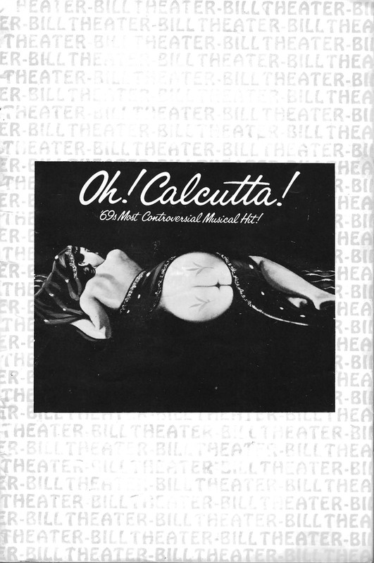 Oh! Calcutta! Playbill, Bill Macy, Alan Rachins, Leon Russom, OBC, NYC, 1970