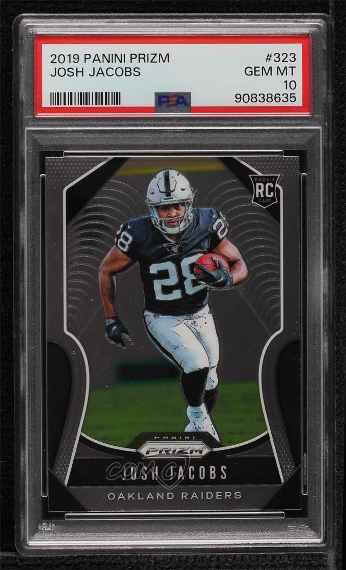 Josh Jacobs Panini Prizm #323 Base