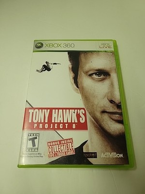 XBOX 360 TONY HAWK'S PROJECT 8 COMPLETE CIB W/ Manual TESTED & WORKING