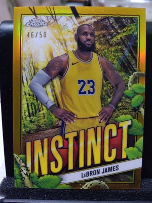 2024-25 Topps Chrome LeBron James /50 Instinct Gold